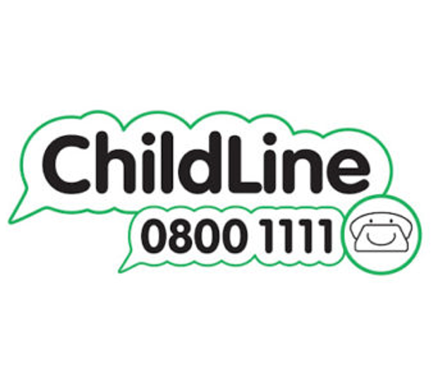 ChildLine logo - 0800 1111